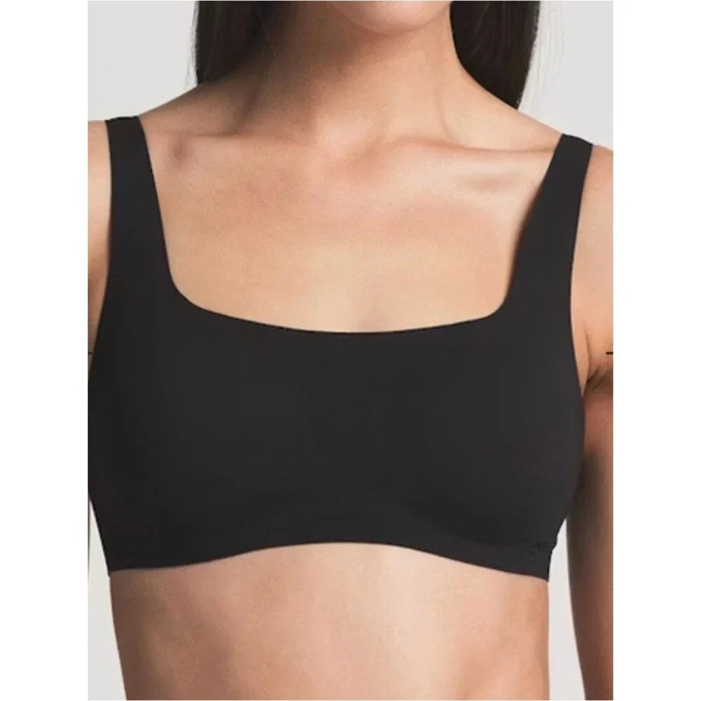 Skims Naked Scoop Bralette Black Size XL Kim Kardashian Loungewear